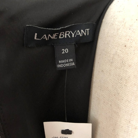 *SOLD* Lane Bryant Gray Black High Low Dress 20 - Picture 7 of 7